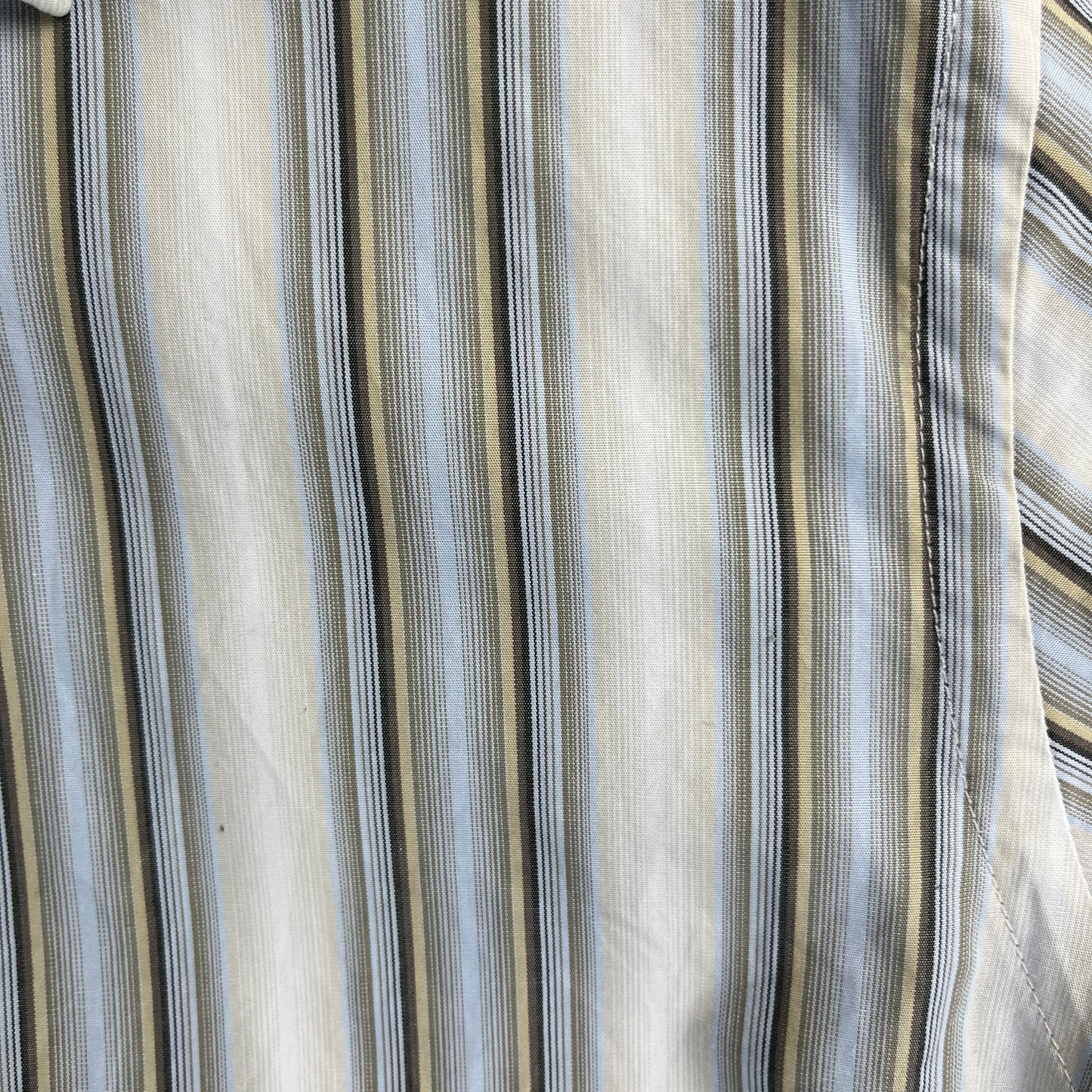 2000s next striped white & blue shirt