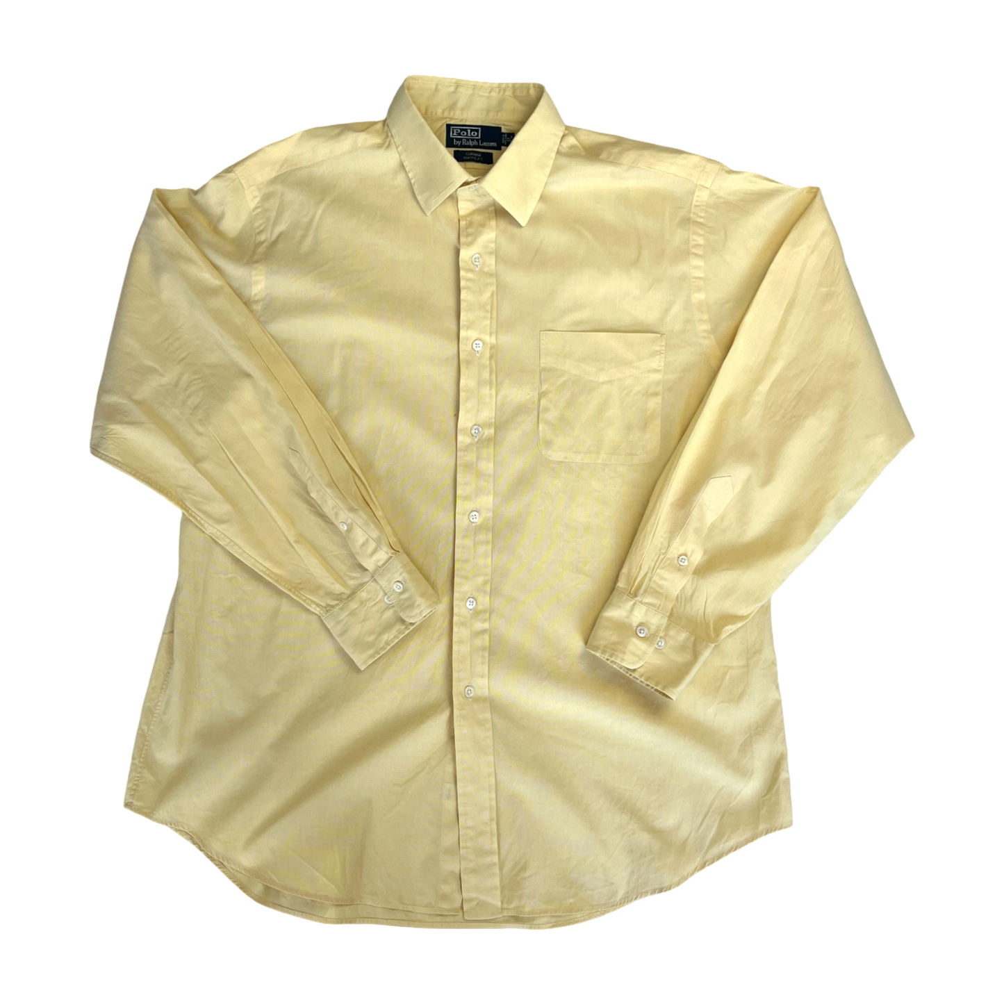 Ralph Lauren Vintage Pastel Yellow Shirt