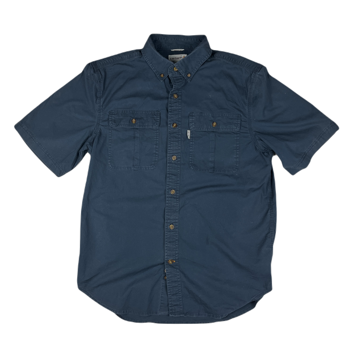 carhartt shortsleeve blue workerwear shirt