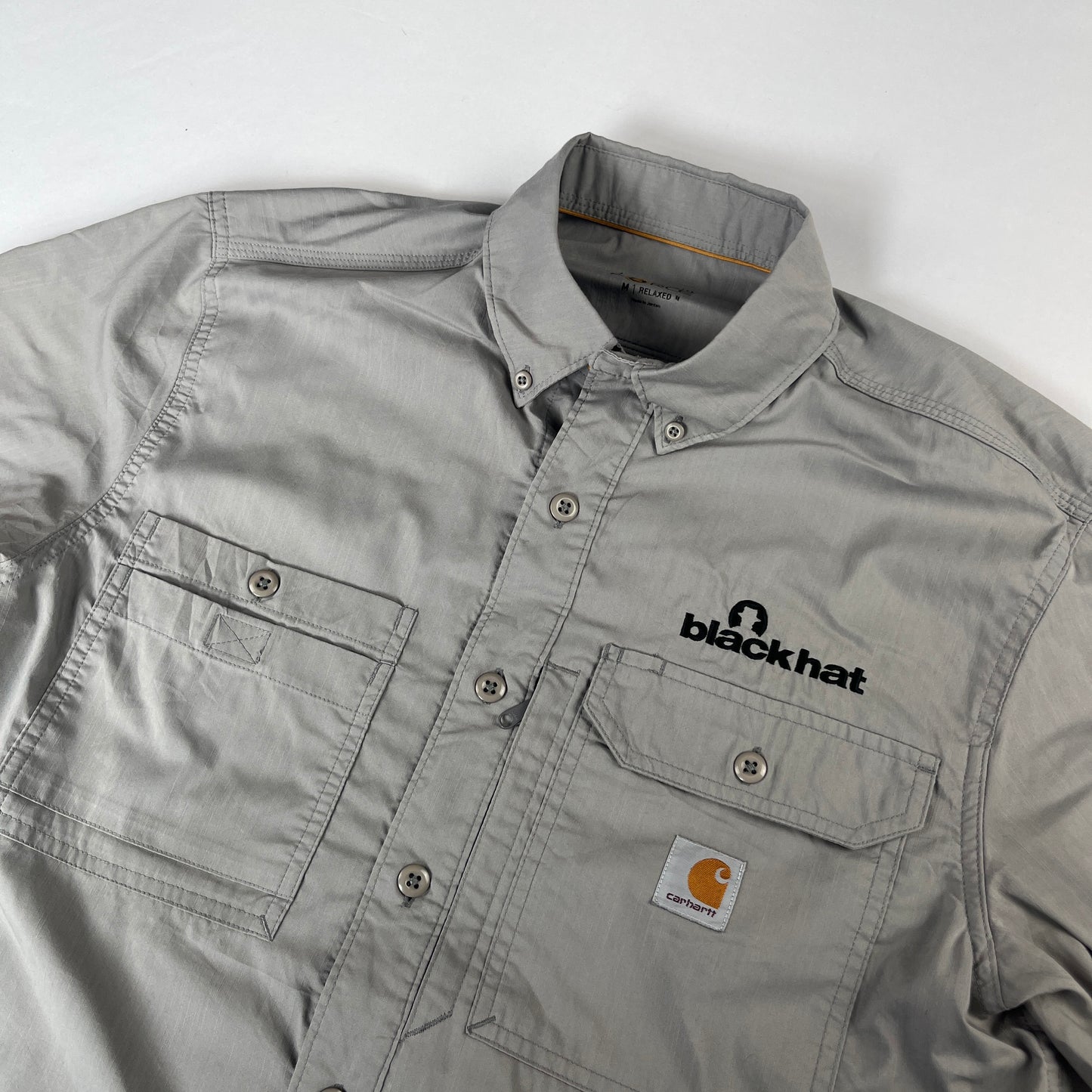 carhartt grey workwear shirt