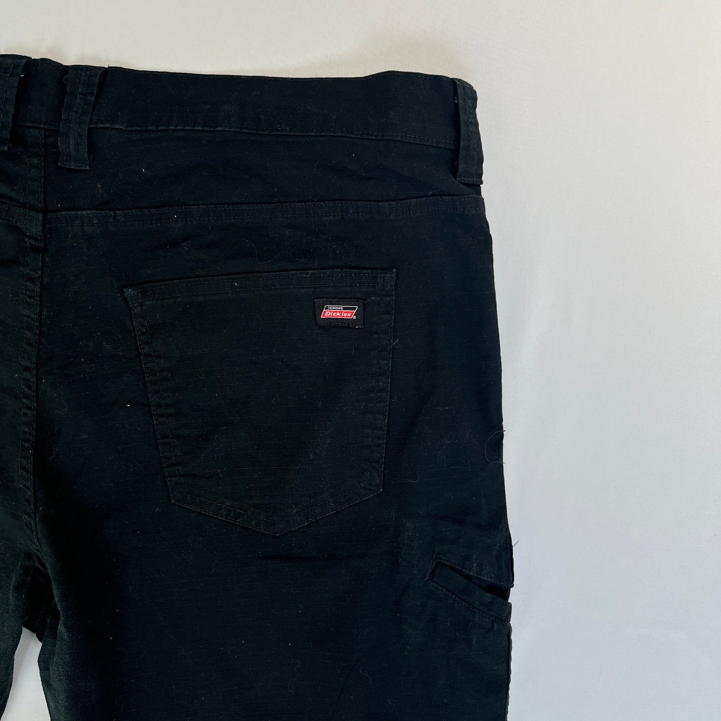 Dickies cargo baggy black trousers